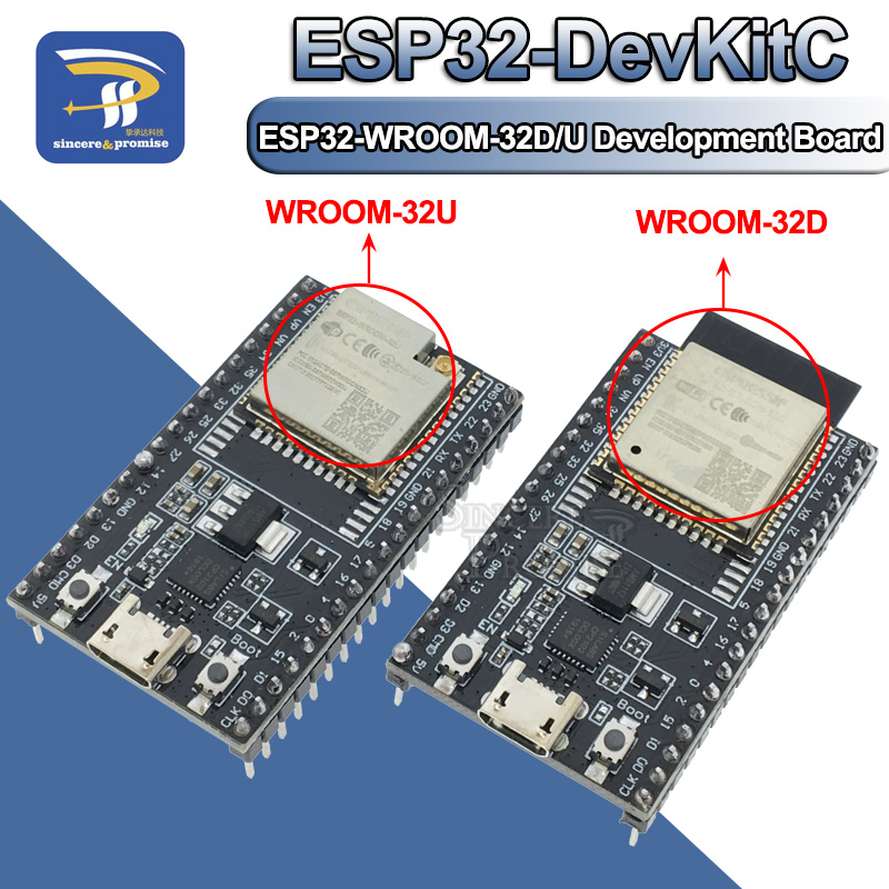 Nodemcuv2 - ESP32-DevKitC الأساسية مجلس التنمية ESP32 ESP32-WROOM-32D