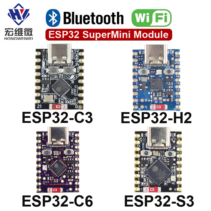 Olimex Esp32 - أحادي النواة SuperMini ESP32-S3 ESP32-C3 ESP32-H2
