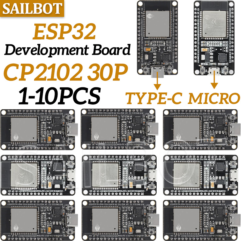 Nodemcu 32S - 1/5/10 قطع لوحة تطوير WR-32 32-S