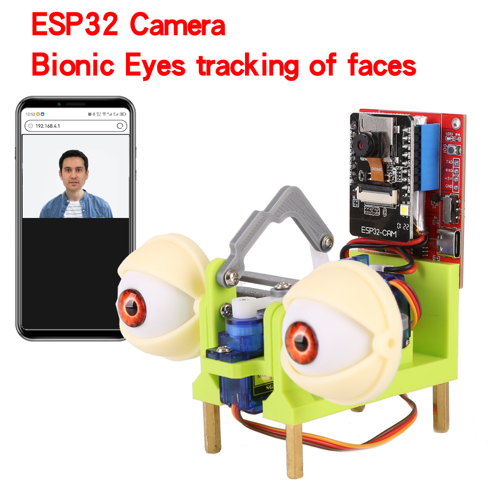 Doit Esp32 - WatchEye ESP32 كاميرا بيونيك عيون تتبع