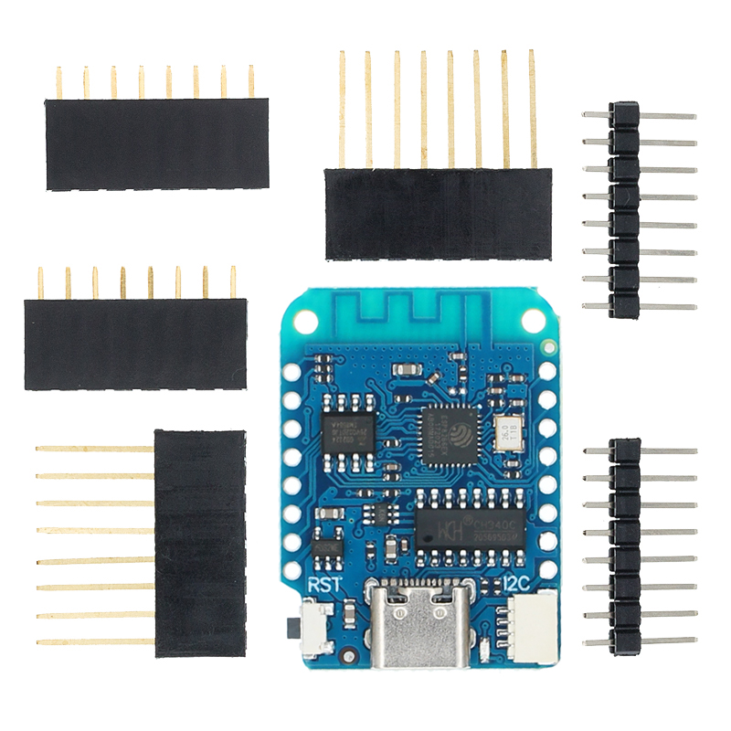 مايكرو USB/Type-C USB WeMos D1 - مراجعة D1 Mini Pro وسعره