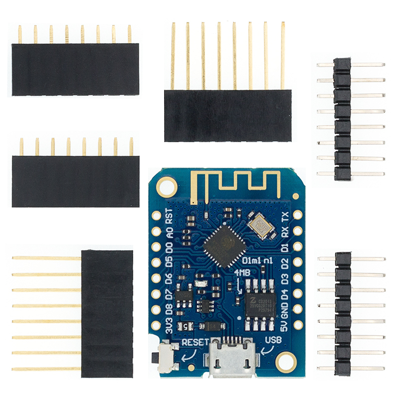 مايكرو USB/Type-C USB WeMos D1 - مراجعة D1 Mini Pro وسعره