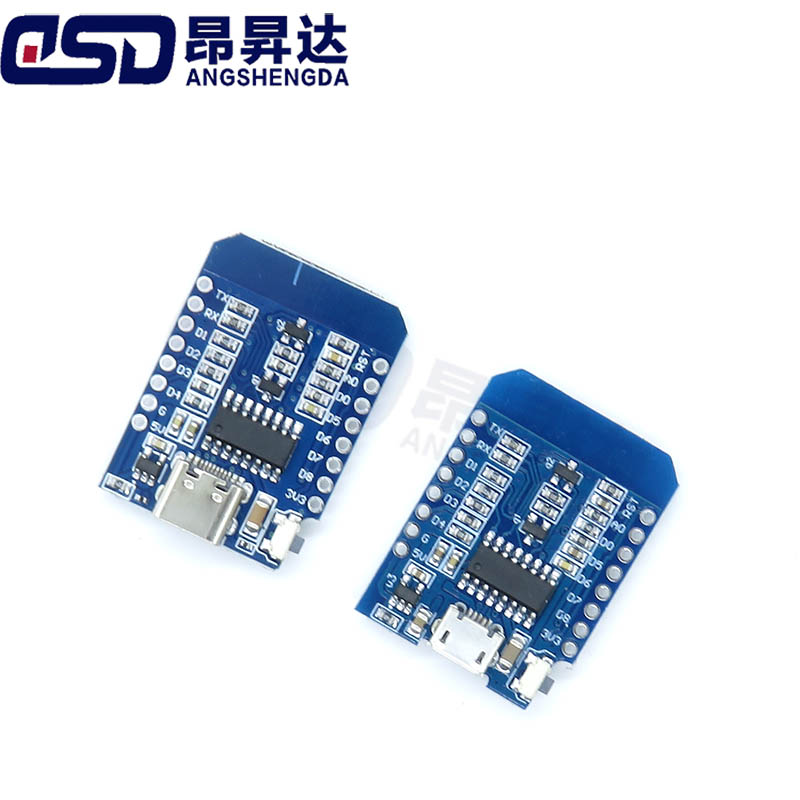Wemos D1 Mini TYPE-C/MICRO USB - مراجعة Nodemcuv2 وسعره