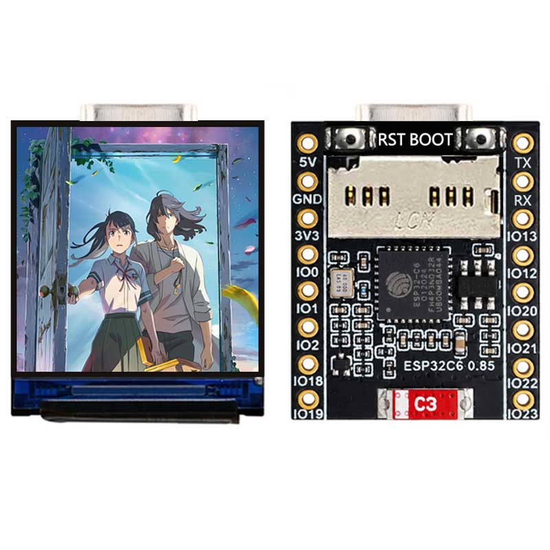 لوحة تطوير ESP32 C6 بشاشة IPS  - مراجعة Doit Esp32 وسعره
