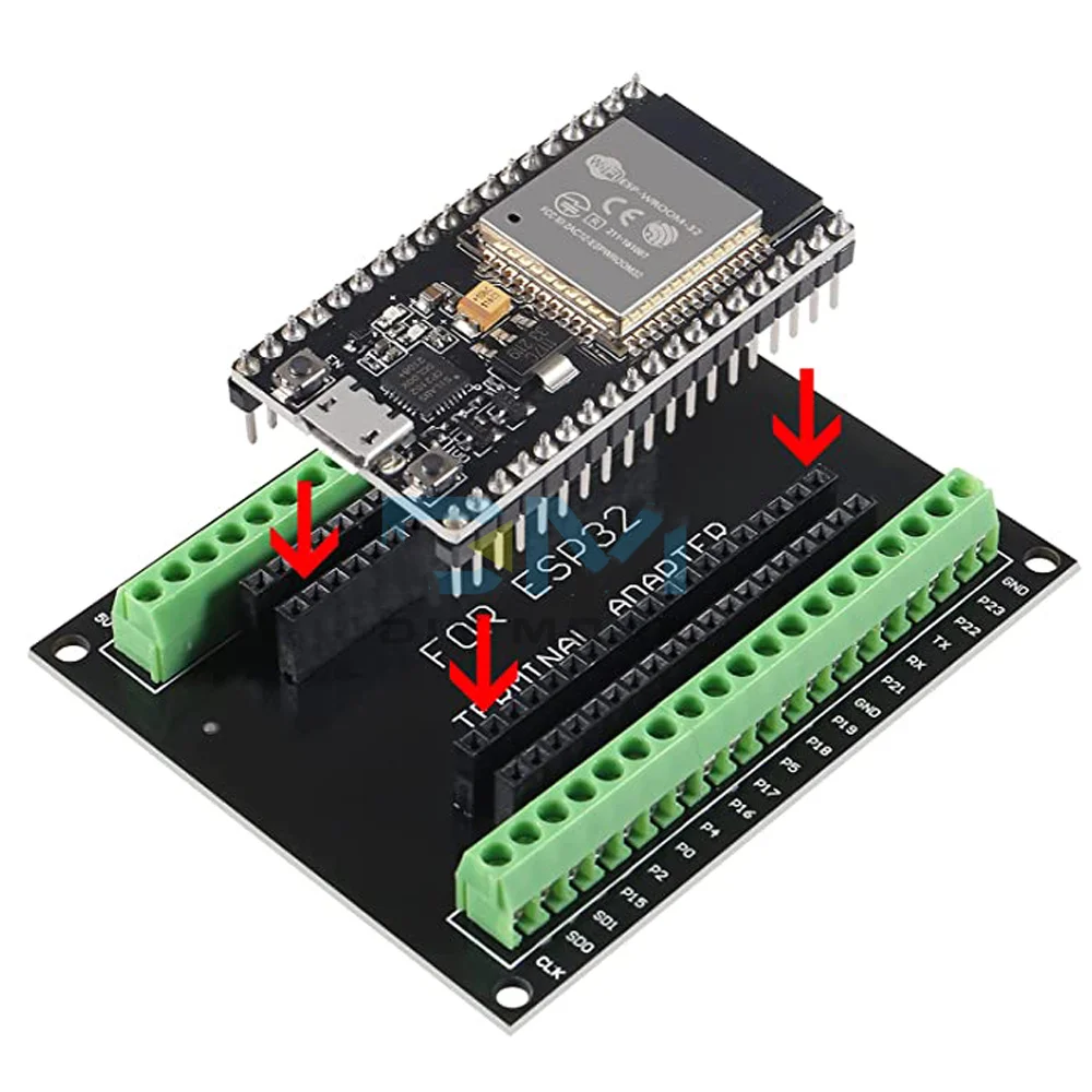 ESP32 - لوحة توسيع متوافقة مع  - مراجعة Nodemcu 32S وسعره