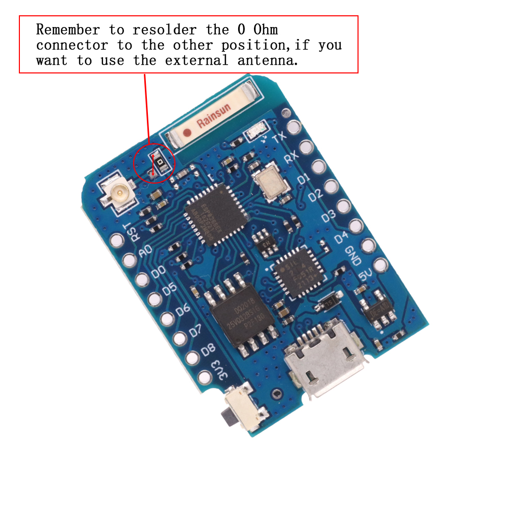 WeMos-D1 لوحة تطوير صغيرة برو  - مراجعة D1 Mini Pro وسعره