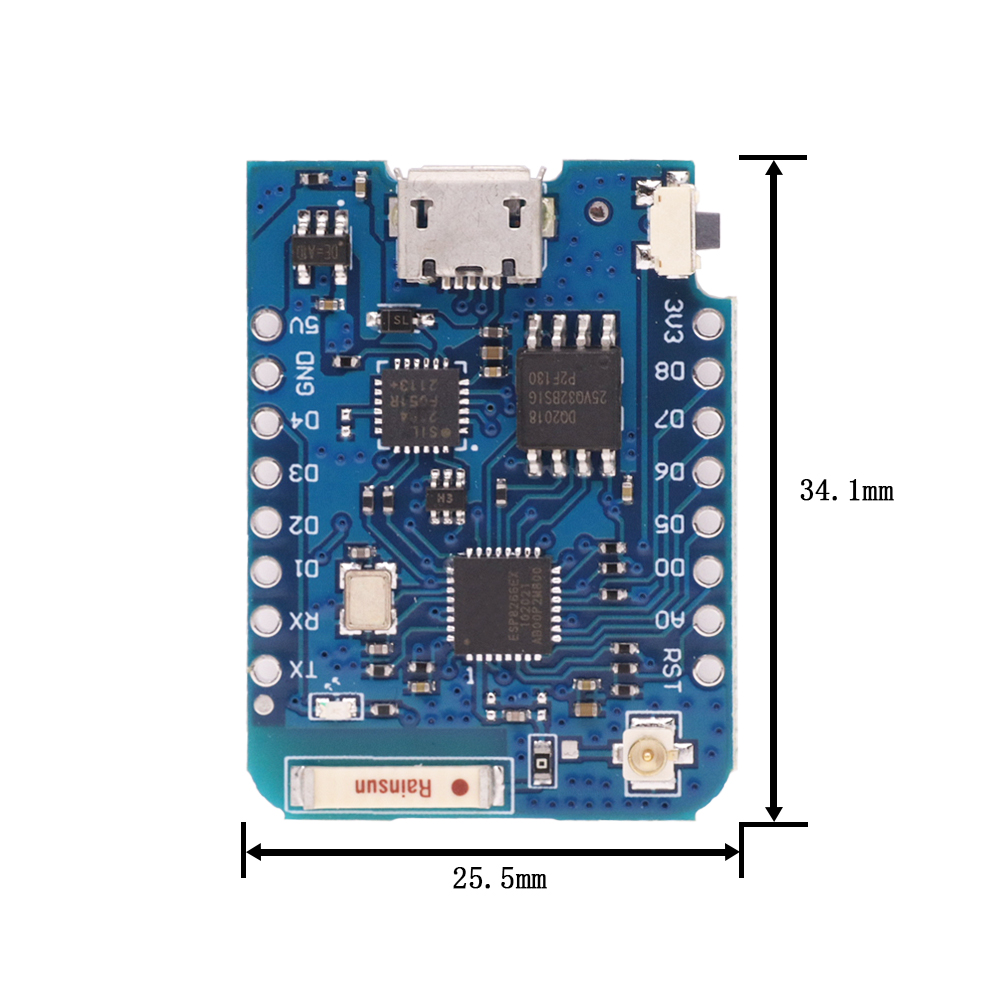 WeMos-D1 لوحة تطوير صغيرة برو  - مراجعة D1 Mini Pro وسعره