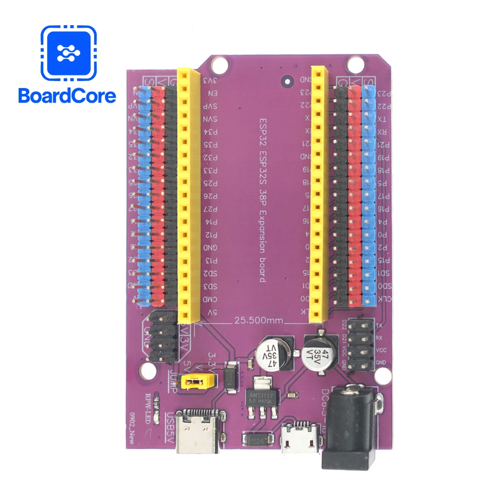 ESP32S 38Pin لوح تمديد وحدة Io - مراجعة Nodemcu 32S وسعره