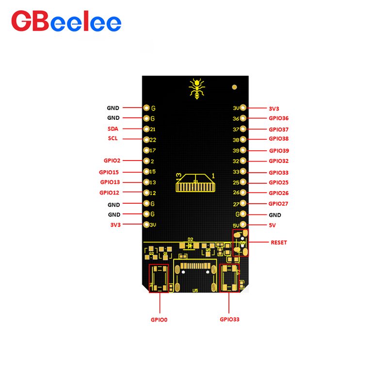 2 قطعة GBeelee BL-MZ-A009 TTGO - مراجعة Ttgo Tdisplay وسعره
