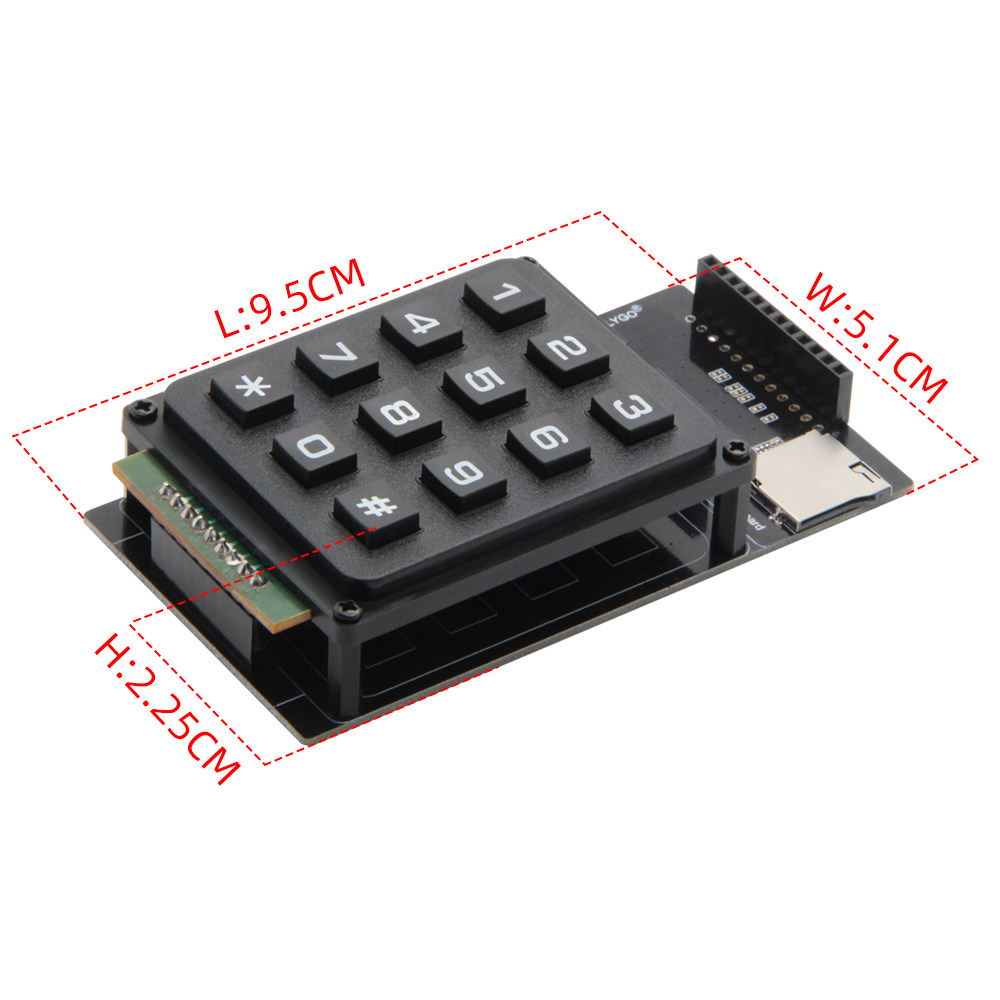 لوحة توسيع لوحة المفاتيح TTGO  - مراجعة Ttgo Tdisplay وسعره
