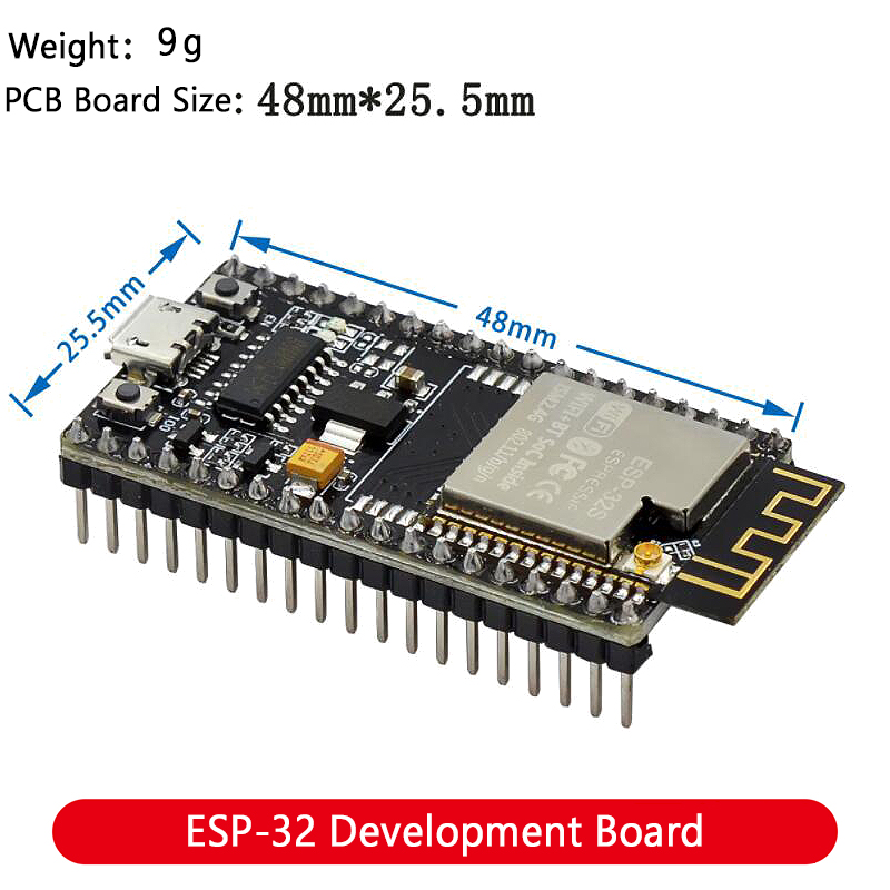 NodeMCU ESP-32S ESP-WROOM-32E  - مراجعة Nodemcu 32S وسعره