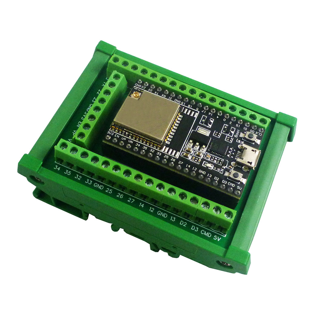 ESP32 DIN السكك الحديدية جبل ا - مراجعة Devkitc وسعره