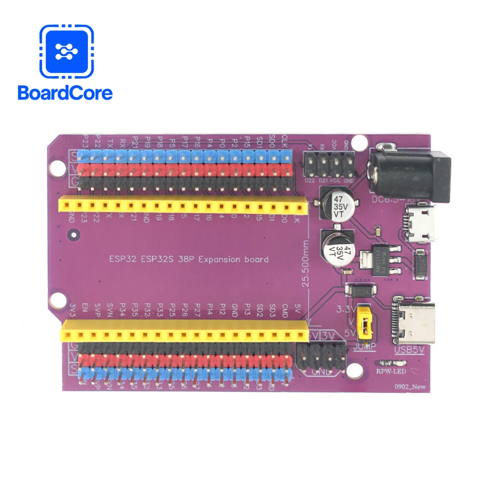 38Pin لوح تمديد وحدة ESP32S Io - مراجعة Nodemcu 32S وسعره