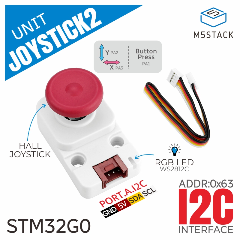 M5Stack عصا التحكم I2c الرسمية - مراجعة M5Stack Core2 وسعره