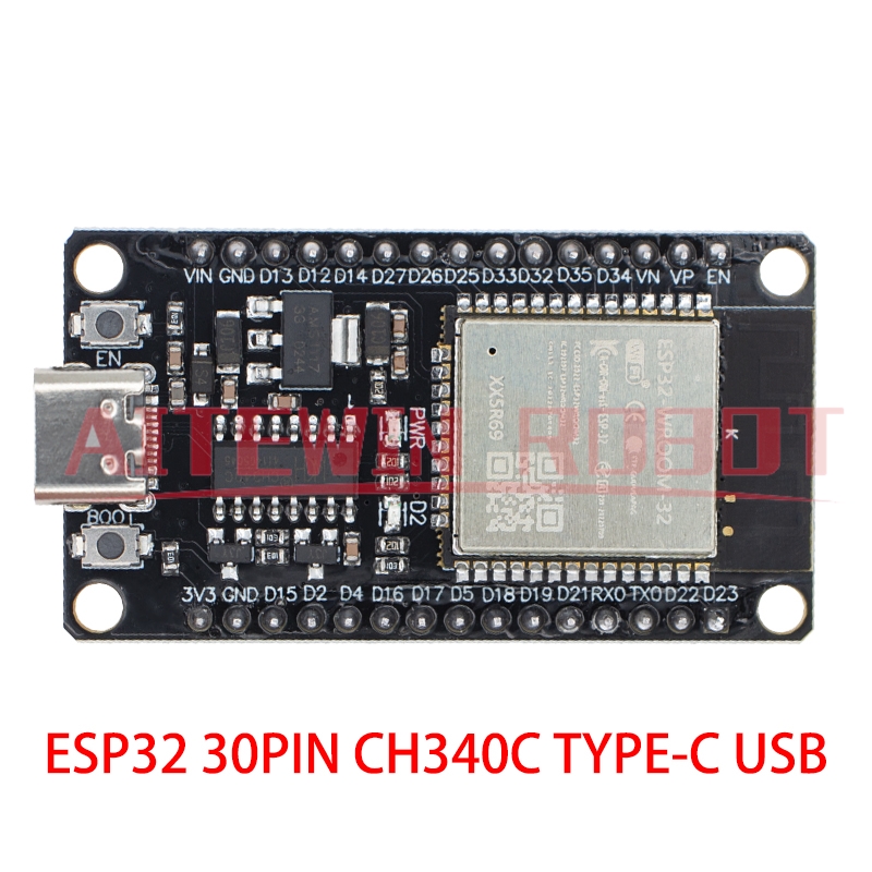 لوحة تطوير ESP32 30PIN Type-C/ - مراجعة Devkitc وسعره