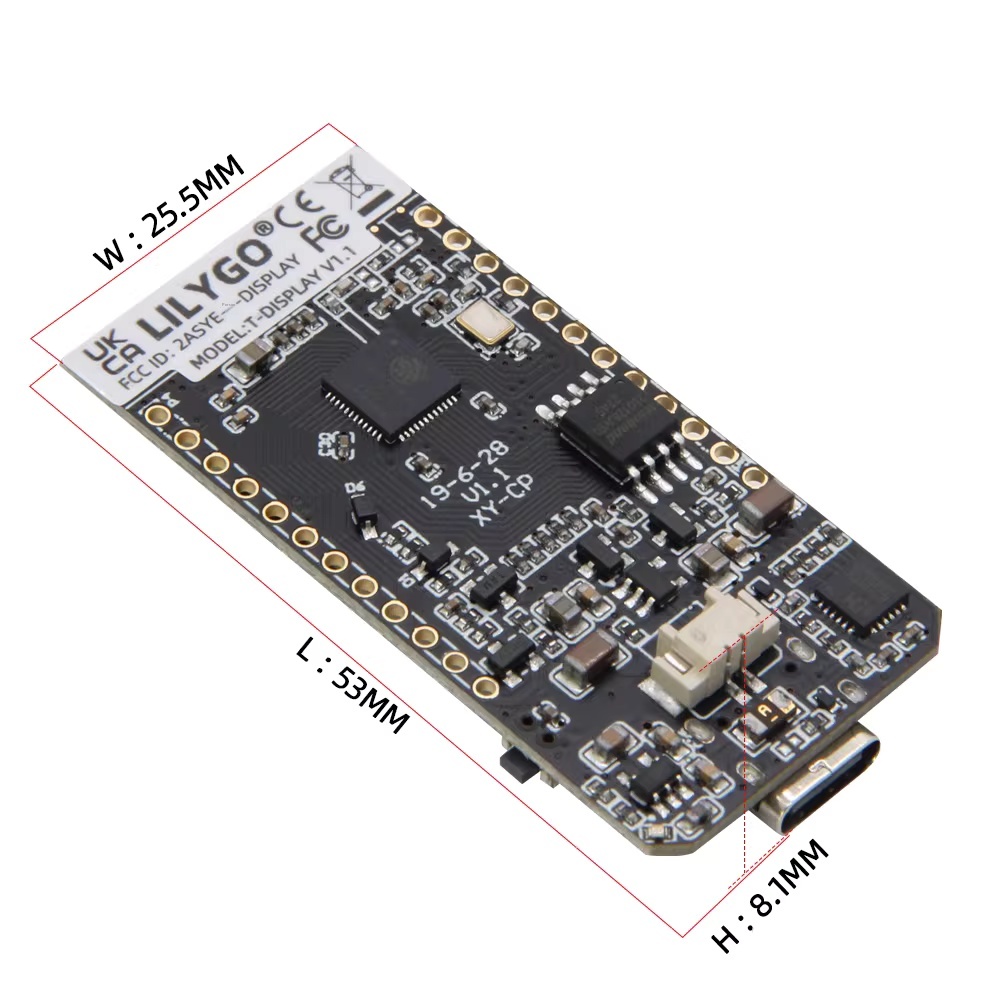 لوحة تطوير TTGO T-Display MCU3 - مراجعة Ttgo Tdisplay وسعره