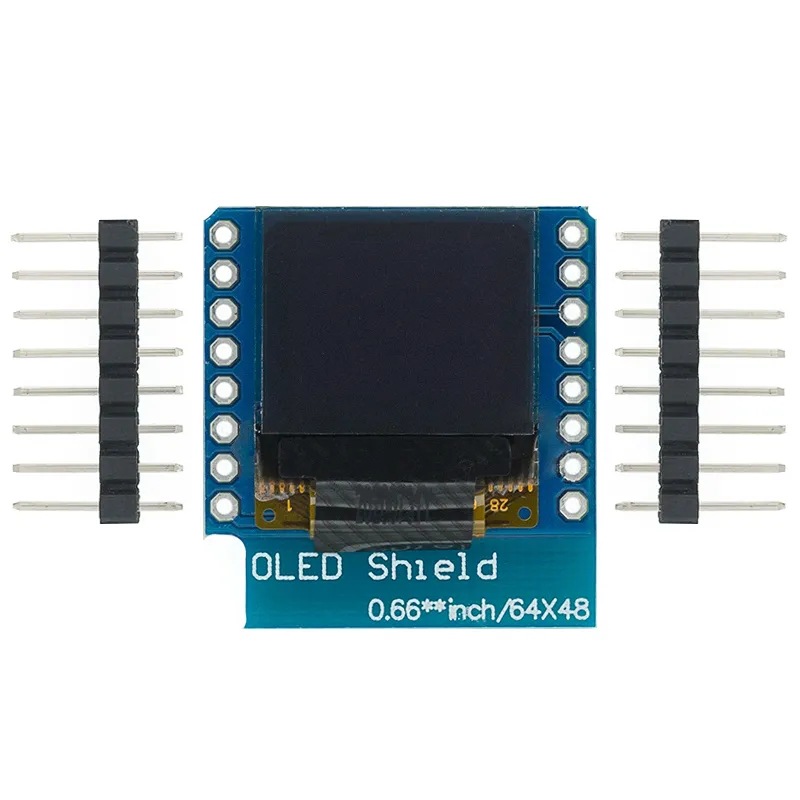 0.66 inch OLED Display Module  - مراجعة Wemos D1 وسعره
