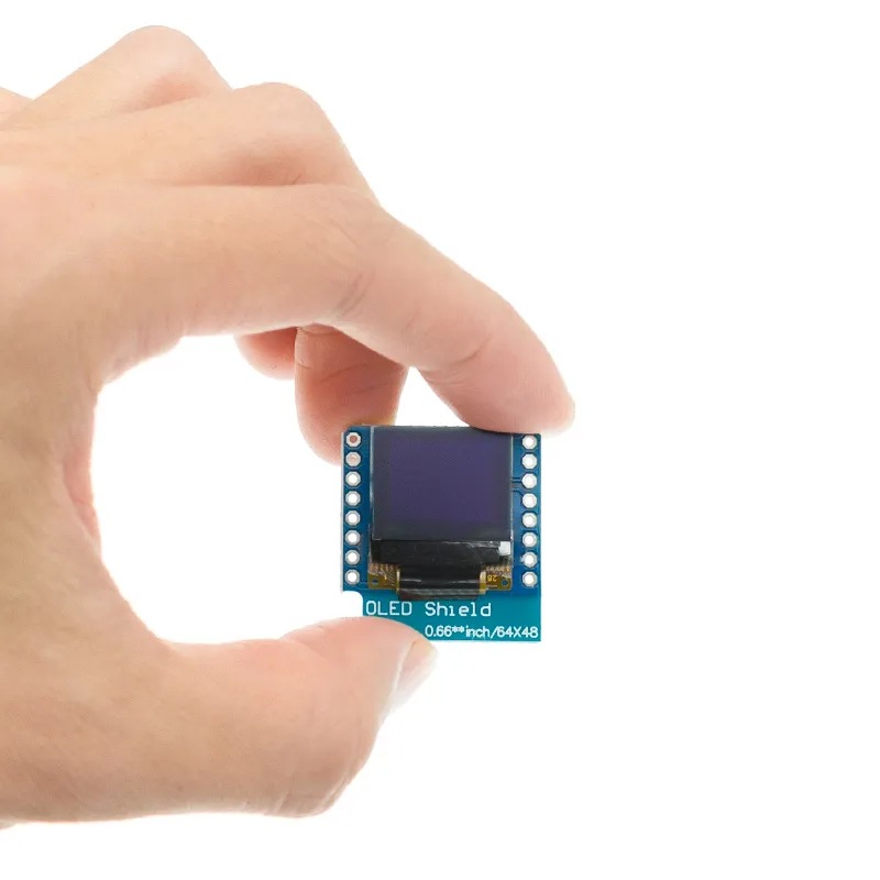 0.66 inch OLED Display Module  - مراجعة Wemos D1 وسعره