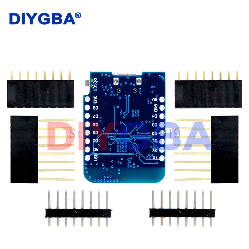 WEMOS D1 Mini Pro 4M 16M بايت  - مراجعة Nodemcuv2 وسعره