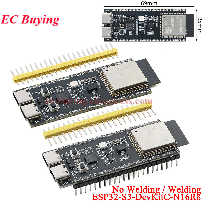 لوحة تطوير ESP32-S3-DevKitC-N1 - مراجعة Esp32 S3 Devkitc 1 وسعره