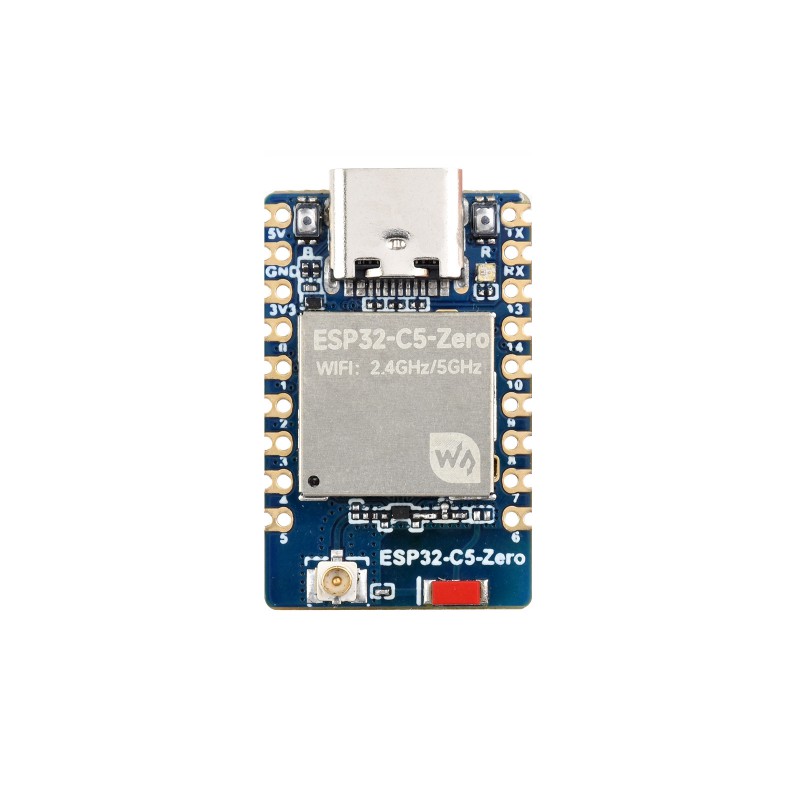 لوحة تطوير ESP32-C5 جديدة ثنائ - مراجعة Waveshare Esp32 وسعره