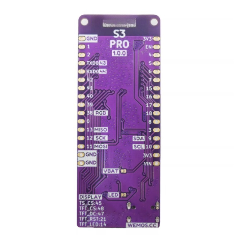 لوحة LOLIN S3 Pro V1.0.0 ESP32 - مراجعة Lolin S3 وسعره